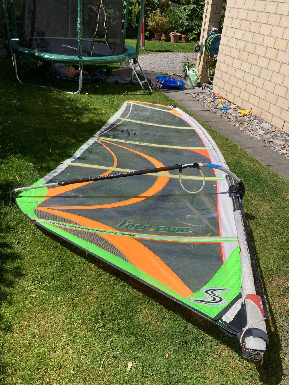 Surf: Windsurfsegel Simmer Komplettrigg 6m2 – Usato da Buchrain venduto da profibastler22