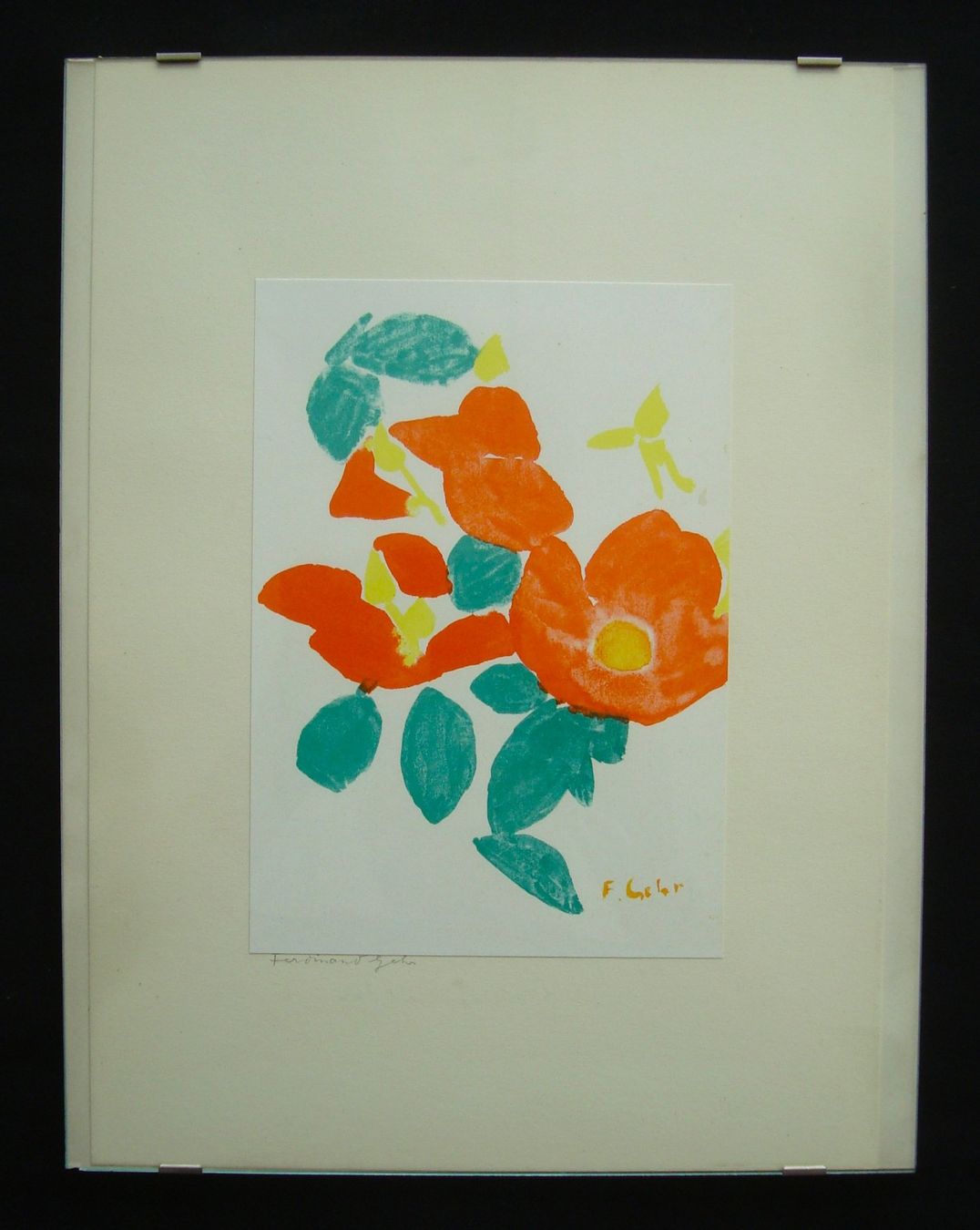 Grafica & Litografie: Ferdinand Gehr 1896 - 1996, Blumen, handsigniert – Usato da Oberdorf NW venduto da Lufao 2
