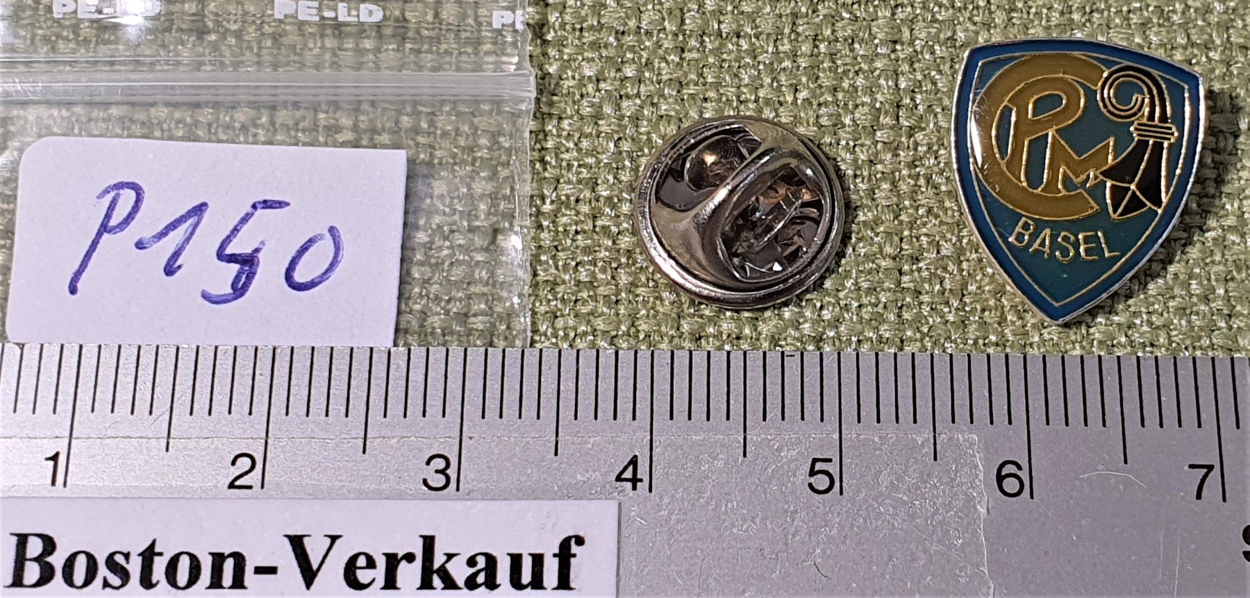 Placchette & Badge: P150 - Pin CPM Basel Polizei – Usato da Reinach BL venduto da Boston-Verkauf 1