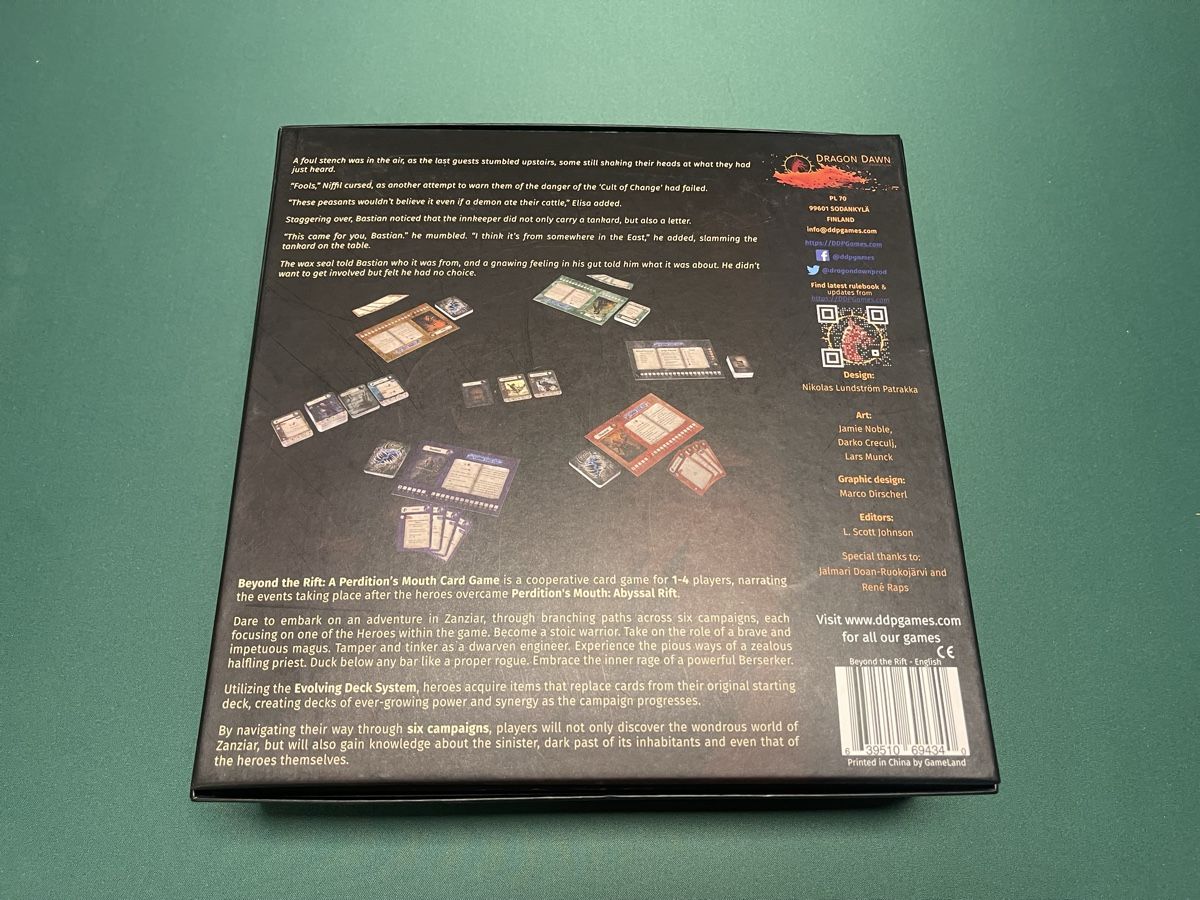 Giochi: Beyond the Rift: A Perdition's Mouth Card Game – Usato da Wettingen venduto da TheCenturion 1