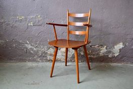 Fauteuil de bureau Hiller  bois de hêtre vintage scandinave