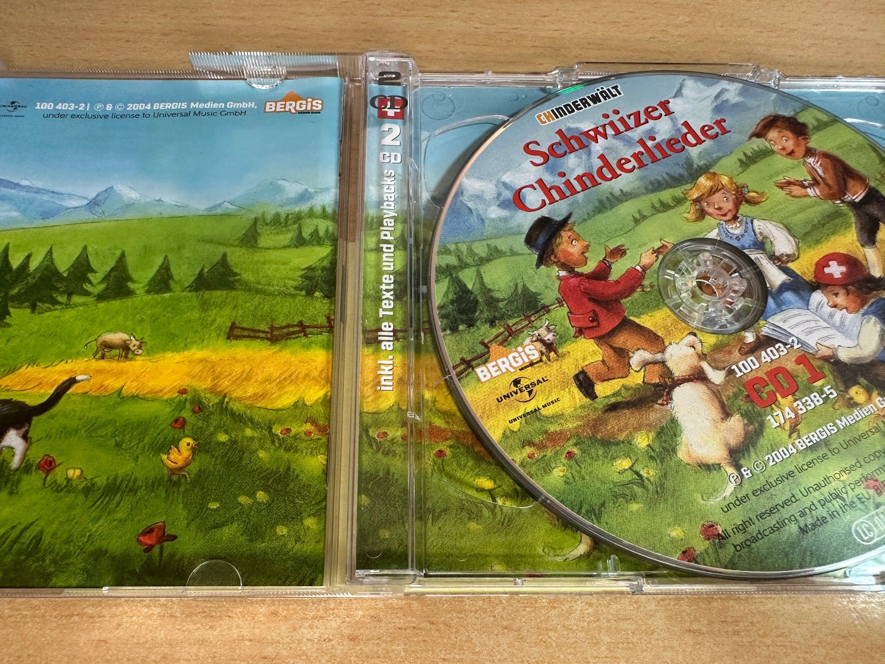 CD: P1 Schwiizer Chinderlieder - 2 CD – Usato da Rikon im Tösstal venduto da Alpenmutz 2