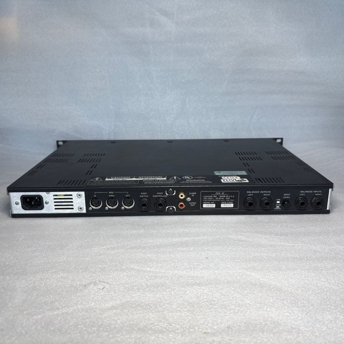 Strumenti musicali: Lexicon PCM 80 à vendre – Usato da Genève venduto da Beeno01 1
