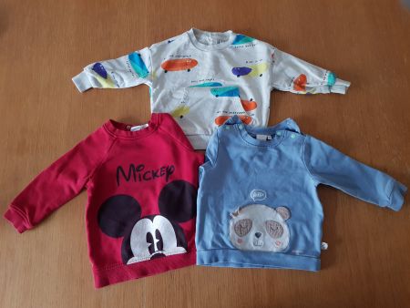 Baby Sweatshirt Set, 9-12 Monate