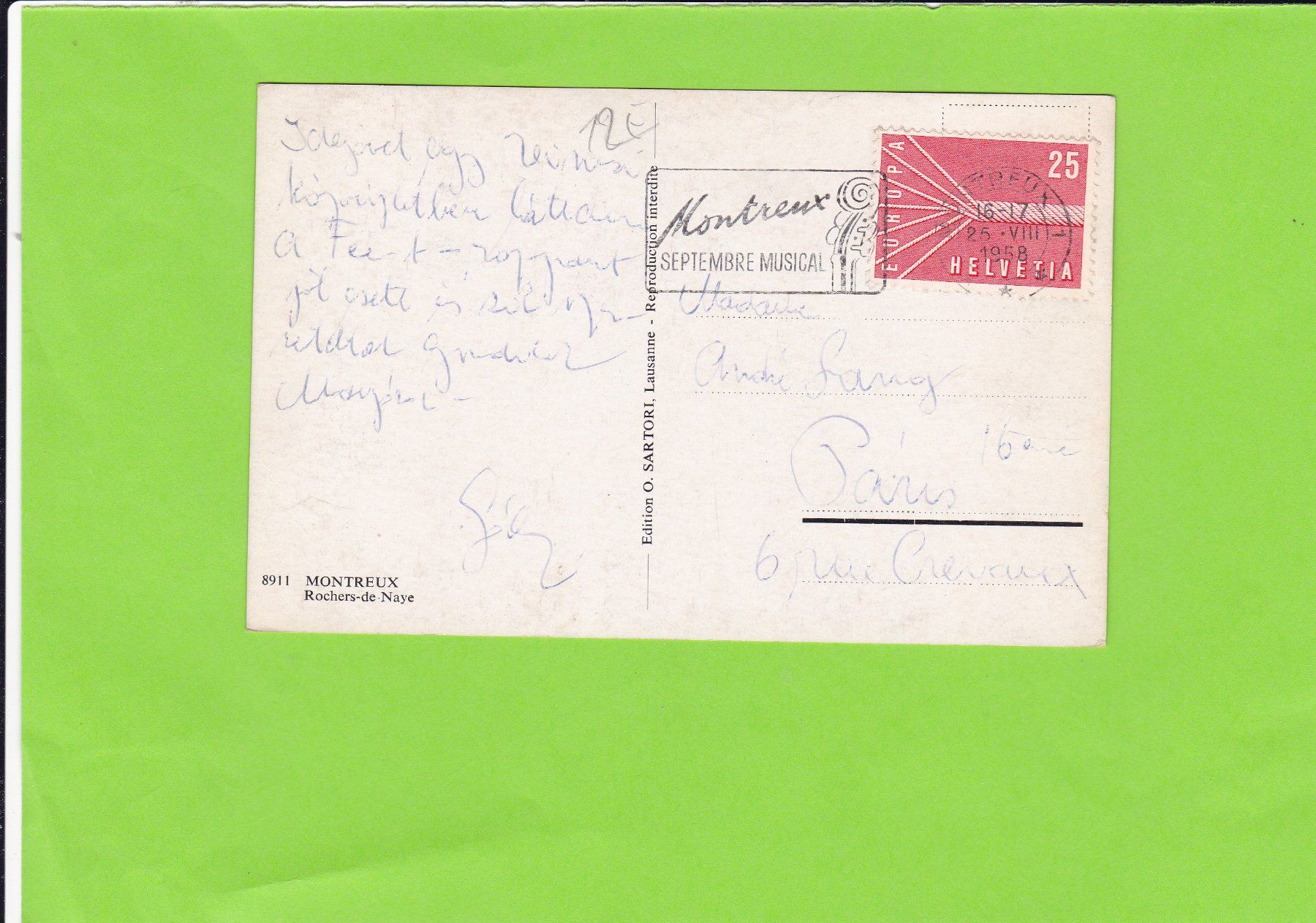 Cartes postales: Montreux – D'occasion à St. Peterzell par neckertal 1