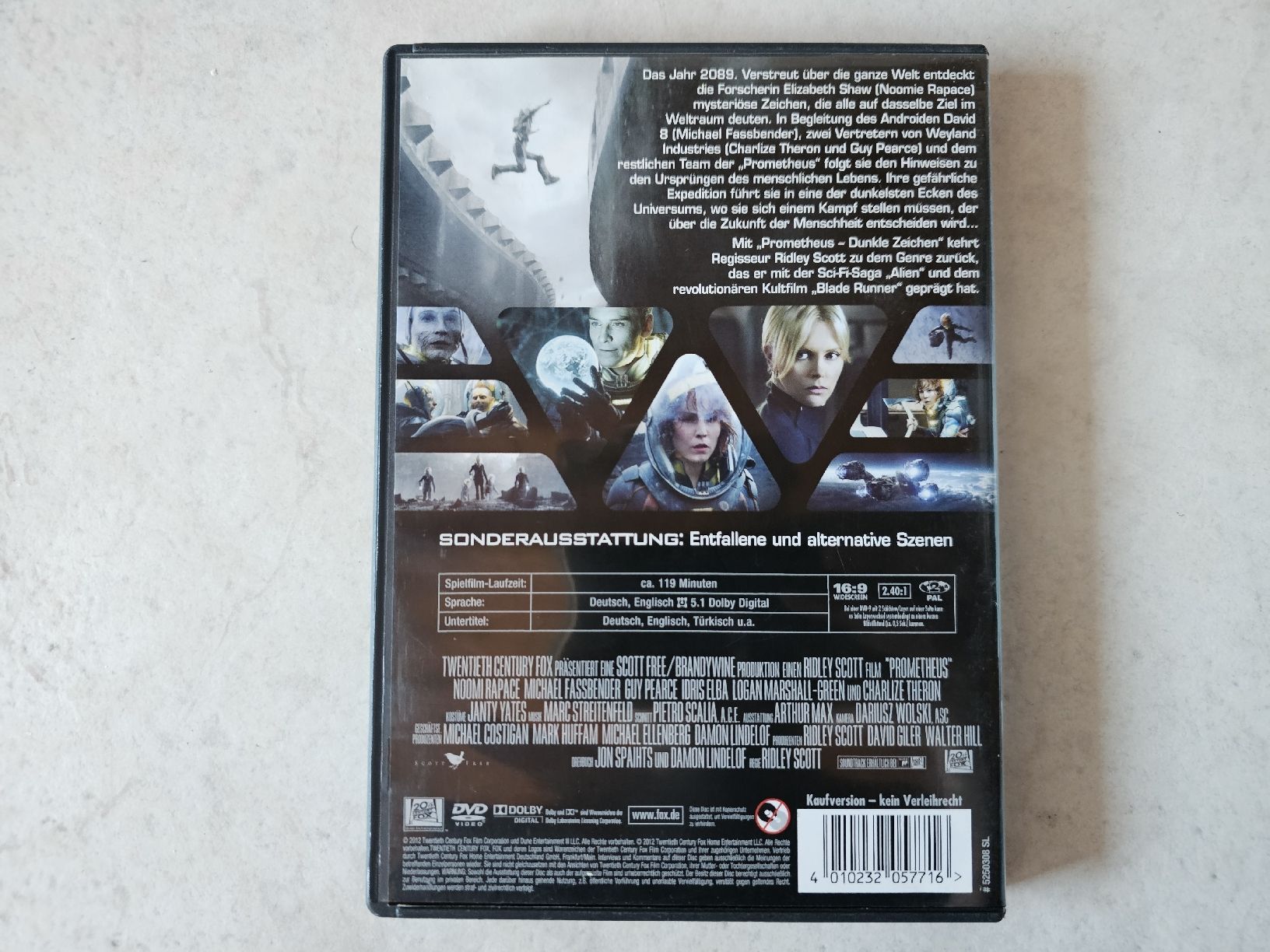 Alle DVDs: Prometheus  -  Dunkle Zeichen – Gebraucht aus Schneisingen von backstore24 1