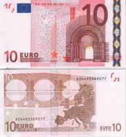 10 Euro  Deutschland P014 signatur trichet unc