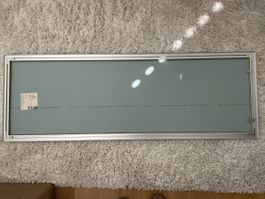 Spiegel Alu Rahmen silber rechteckig 136.5x46.5