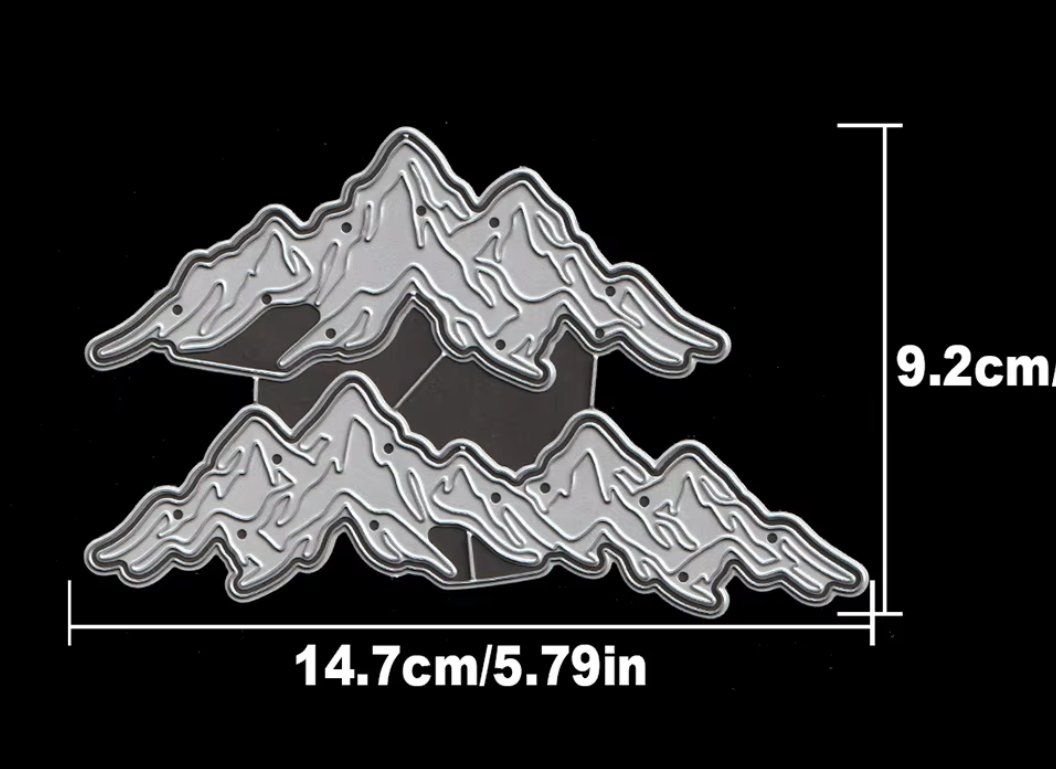 Sciablone: Neues Stanzschablonen-Set  Berge  NEU – Nuovo e nell'imballaggio originale da Effretikon venduto da wenuss 2