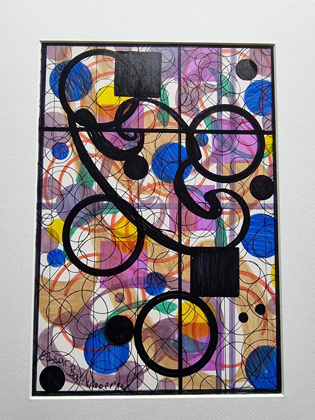 Tableaux: EDGAR BALTENSPERGER ORIGINAL ACRYLGEMÄLDE SINIERT – D'occasion à Gersau par grafik-kunst