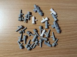 LEGO Classic Space - diverse Utensilien (hellgrau / weiss)