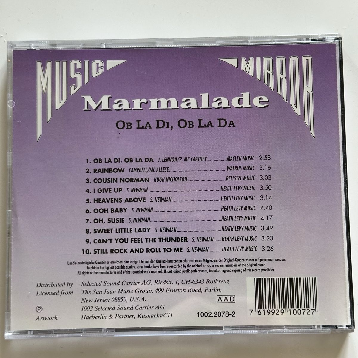 CD: Marmelade "Ob La Di, Ob La Da" CD  – Usato da Etzwilen venduto da presley3577 1