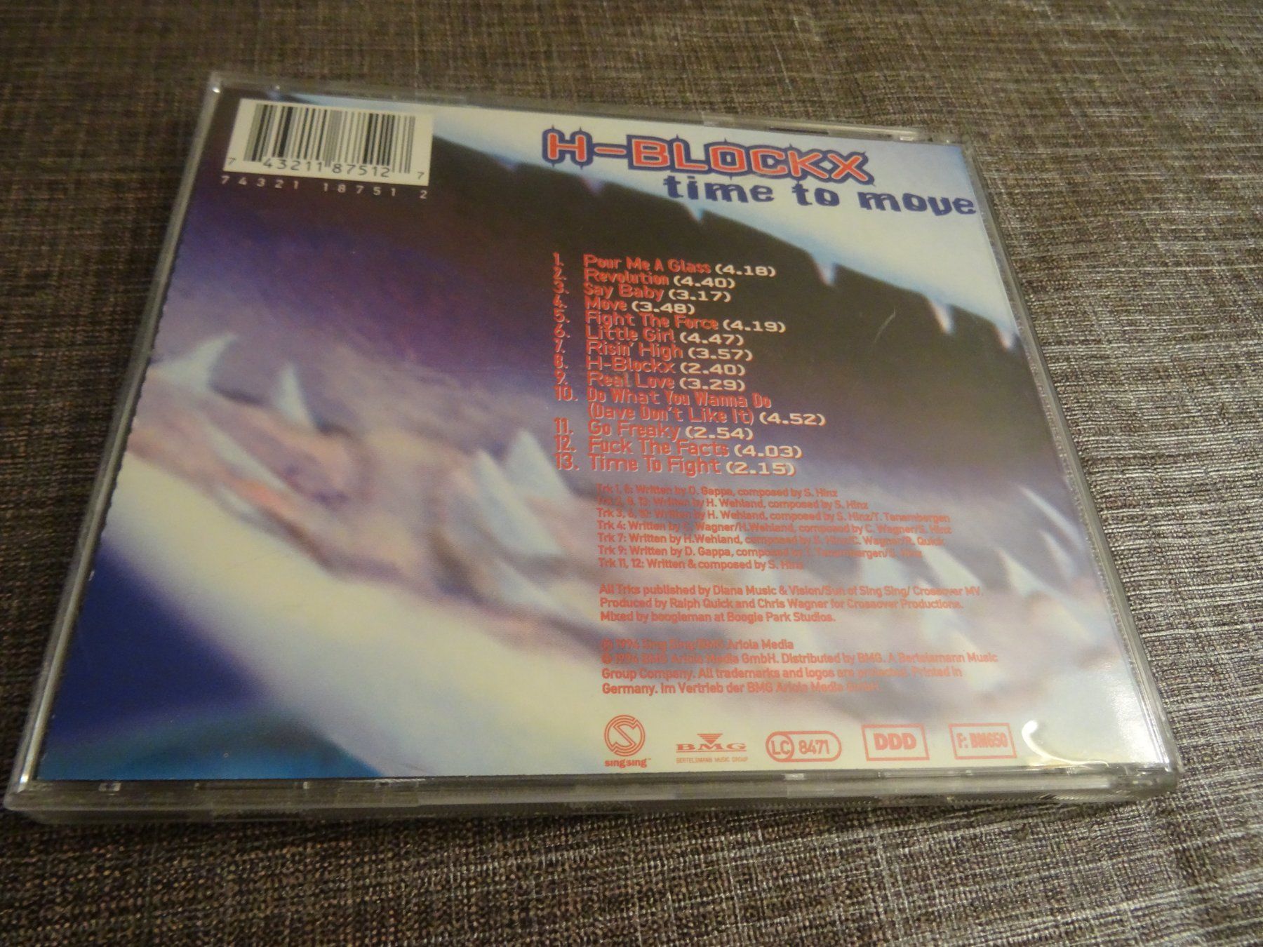CD: H-Blockx - Time To Move - CD - – Usato da Olten venduto da Disc-Ausverkauf 1