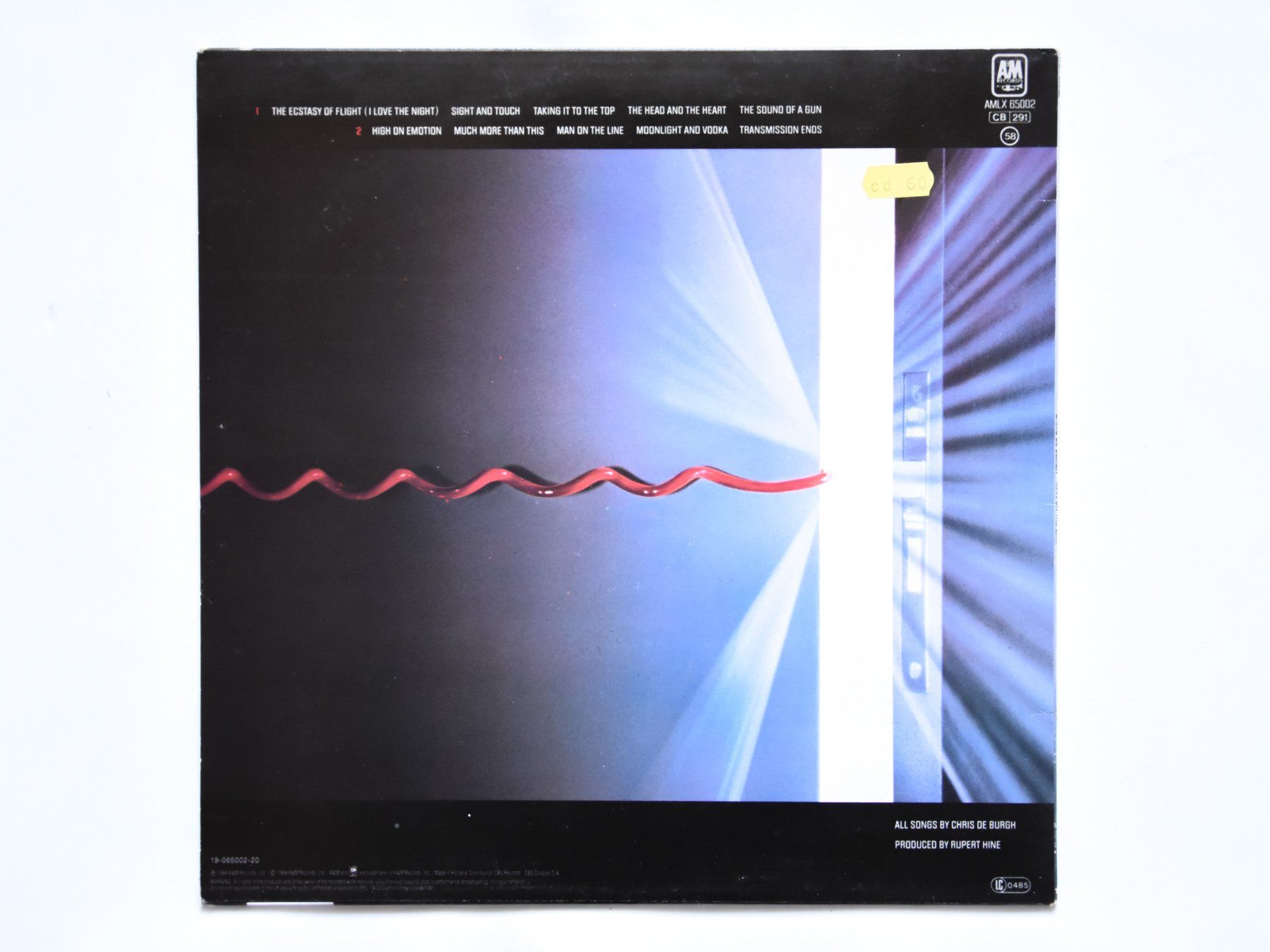 Dischi in vinile: Chris de Burgh - Man On The Line – Usato da Belmont-sur-Yverdon venduto da ag97 1