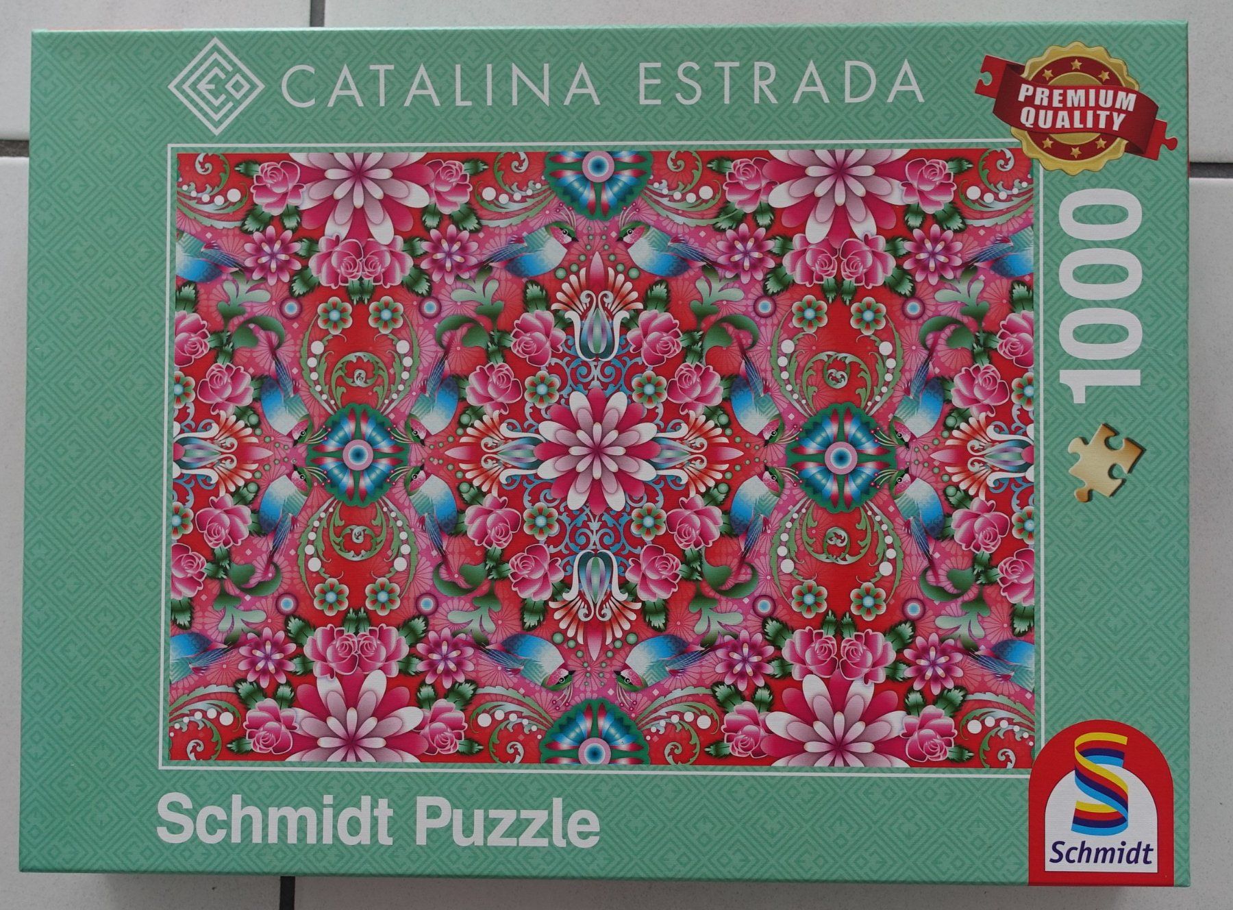 Puzzles: Schmidt Puzzle 1000 Teile - Roter Rosenstock – Gebraucht aus Arbon von drs64