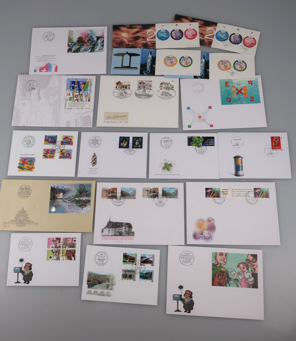 Alle Briefmarken: Briefmarken Sammlung / Ersttagsbriefe – Gebraucht aus Volketswil von brockipfannenstil 5