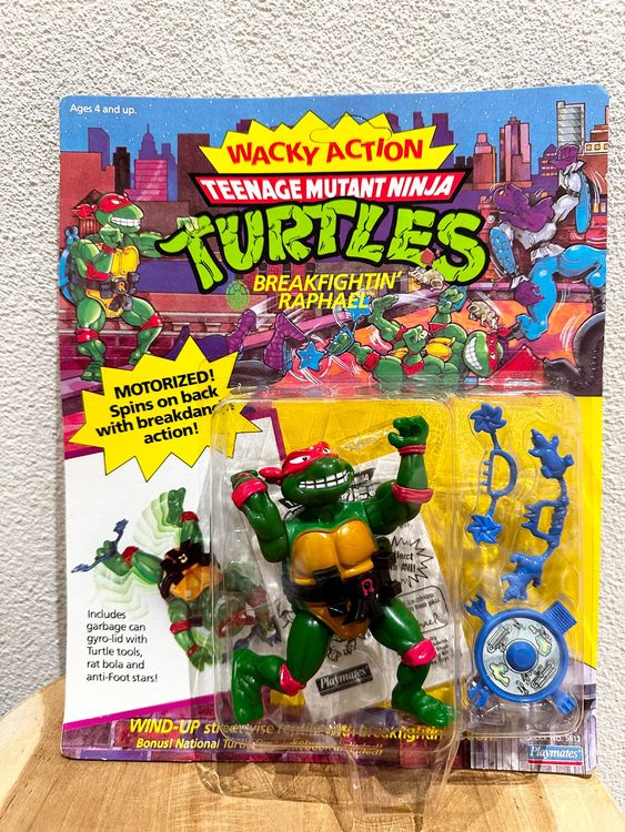Neu Tmnt NINJA TURTLES 1989! WACKY ACTION BREAKFIGHTING RAPH (Neu und ...