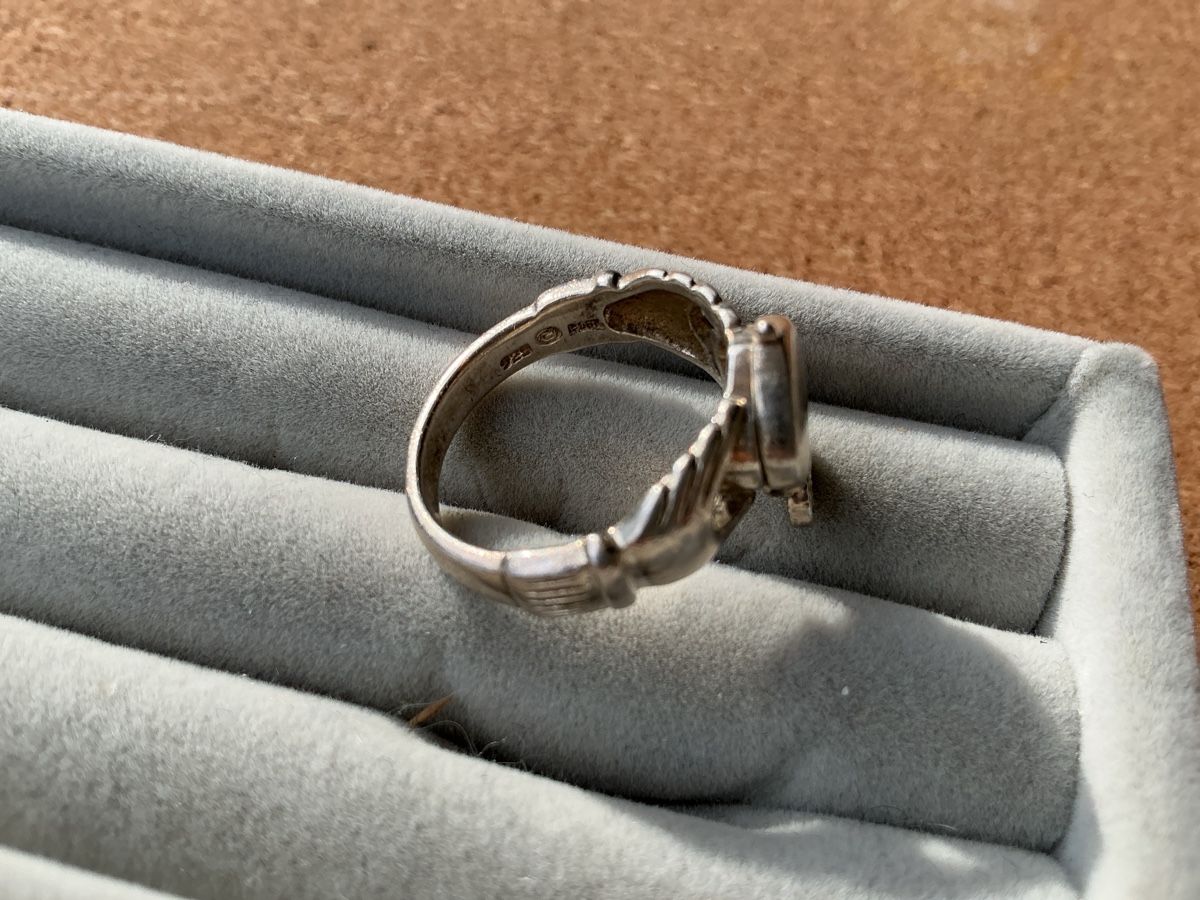 Anelli: Silber 925  Ring mit Herzfach  – Usato da Wettingen venduto da Andres54 2