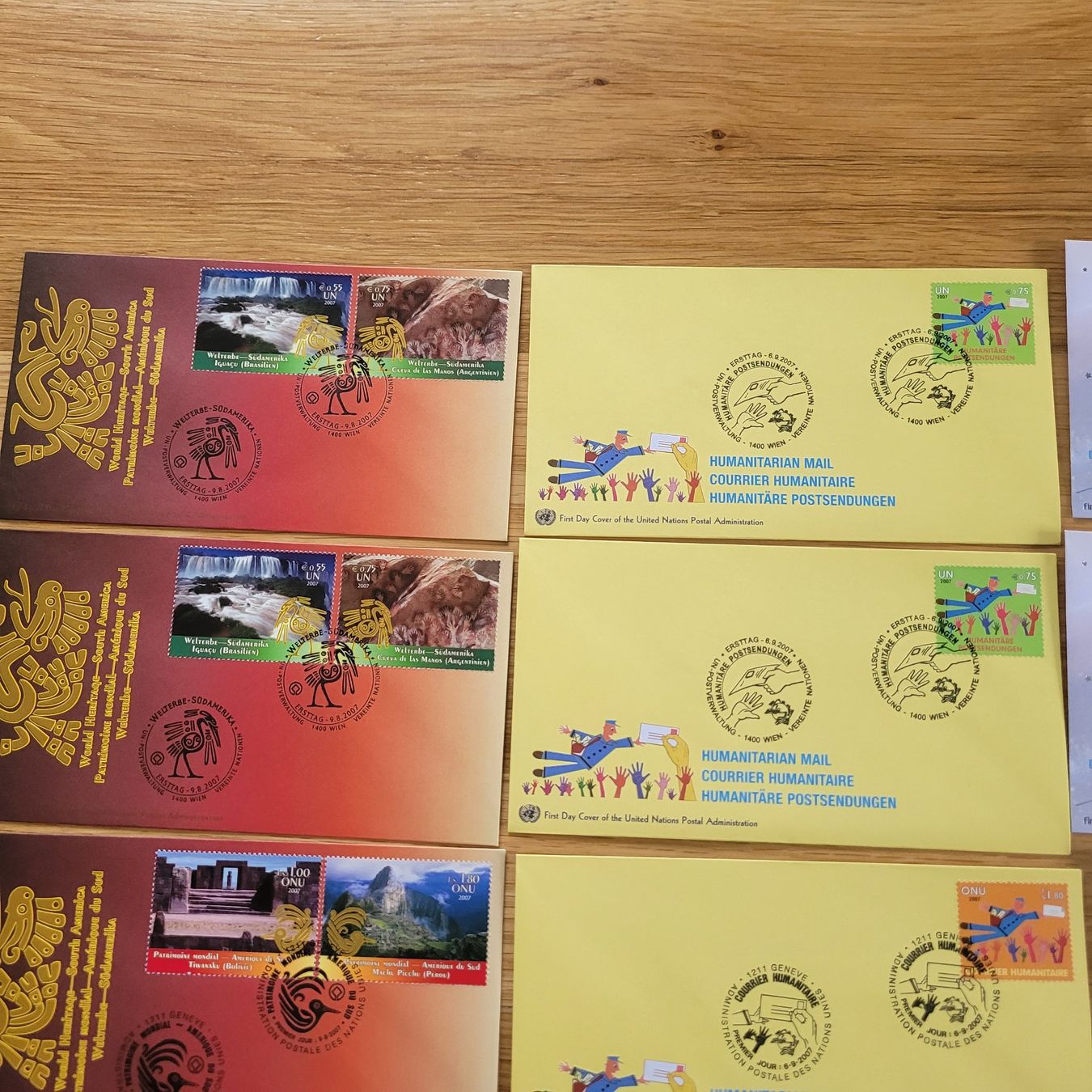 Tous les timbres: Los Mit FDC uno ONU – D'occasion à Biel/Bienne par Destockweb 1