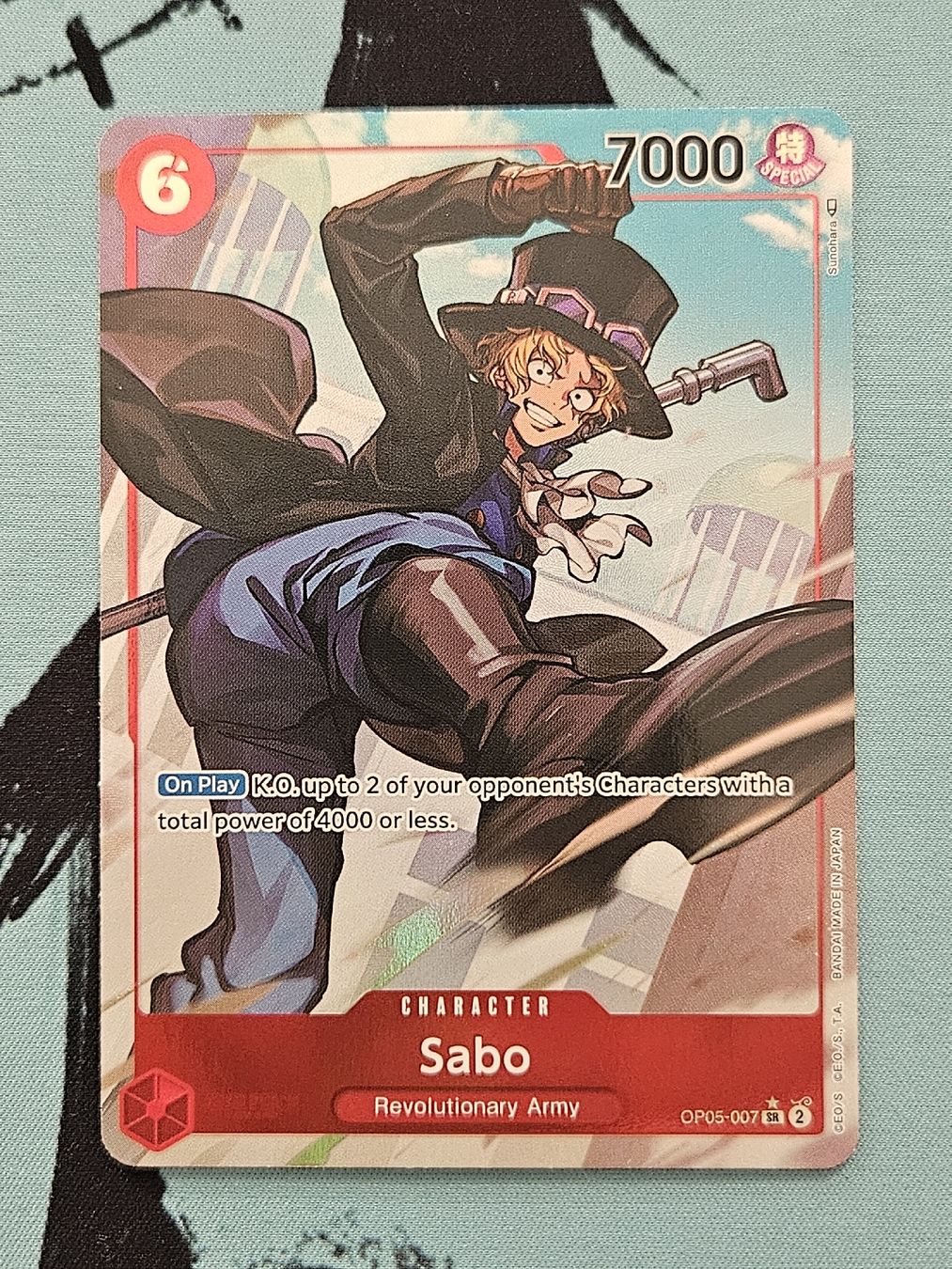 Bandai Carte collezionabili: One Piece TCG - Sabo AA EN – Nuovo (secondo la descrizione) da Safnern venduto da wil_z6qf