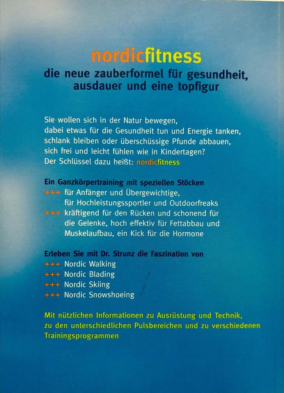 Libri: Das grosse Nordic-fitness Buch – Nuovo (secondo la descrizione) da Sarnen venduto da Livres 1