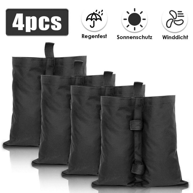 Hlimior Gewichtstaschen 12er Set - Mit Edelstahlhaken Für Pavillons & Zelte