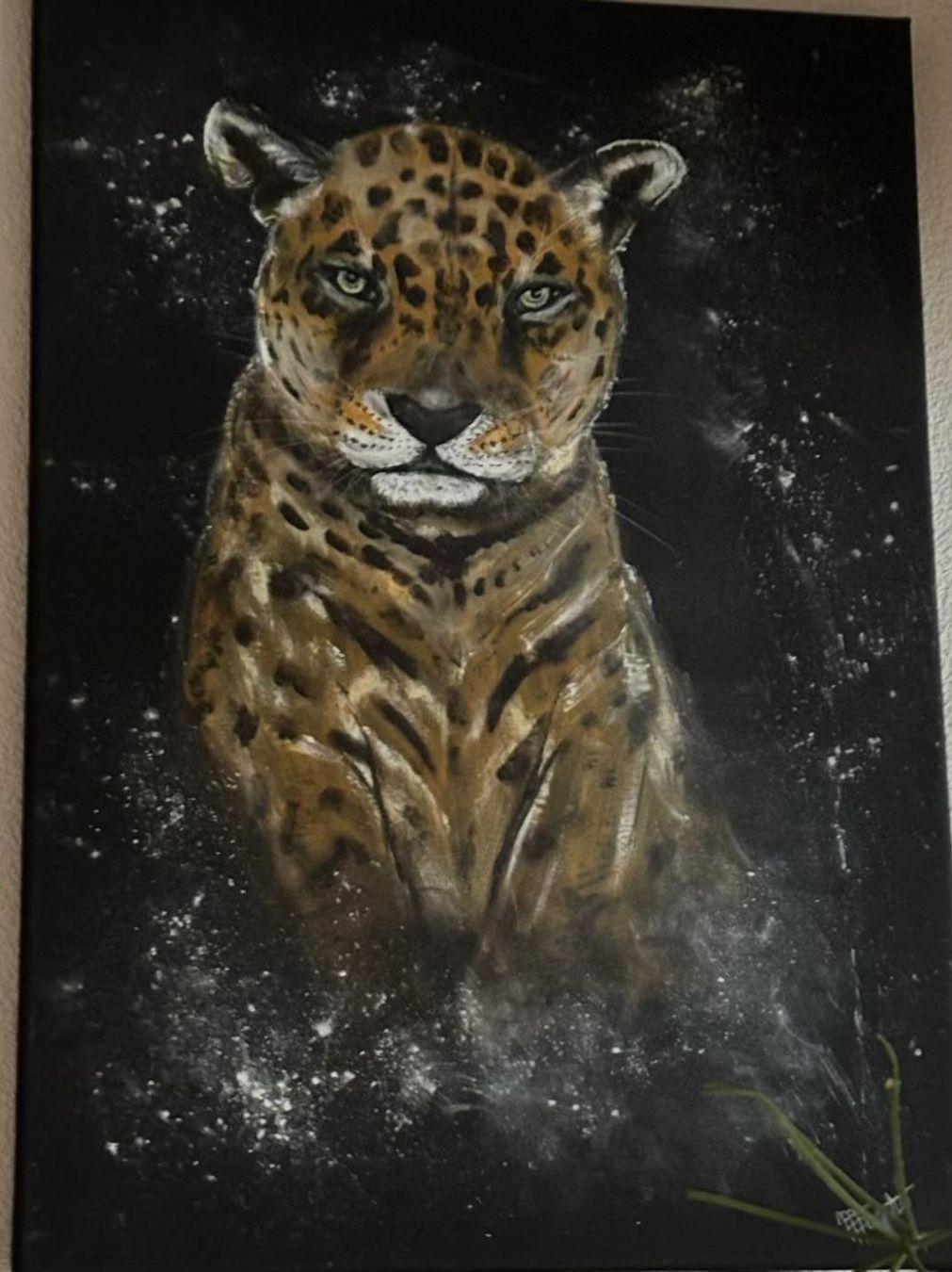 Foto & Immagini: Acrylbild Jaguar Original Unikat – Nuovo e nell'imballaggio originale da Regensdorf venduto da RCM_8105Regensdorf