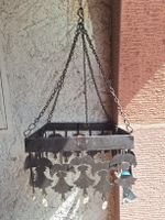 Gartenlaterne, Kristalle, Metall