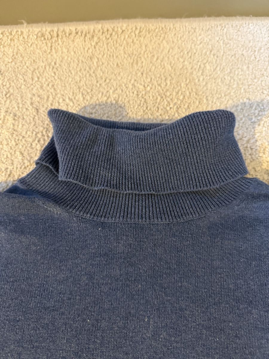Pullover & Sweatshirts: Blauer Rollkragenpullover Turtleneck Langarmshirt – Gebraucht aus Zürich von ole_8rwr 1