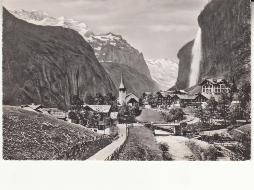 Ansichtskarten: Lauterbrunnen 1958 – Gebraucht aus Bürglen TG von StampGraf