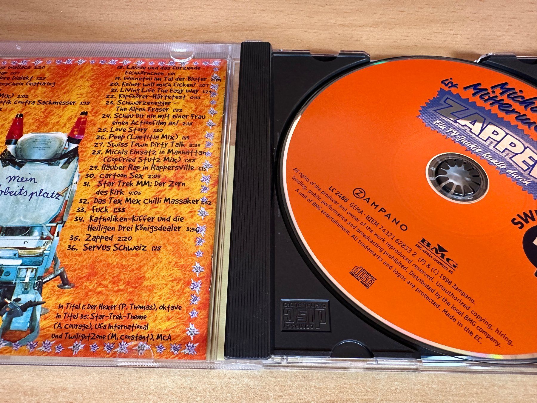 CD: Michael Mittermeier – Michael Mittermeier Ist Zapped! - Ein – Usato da Rikon im Tösstal venduto da Alpenmutz 2
