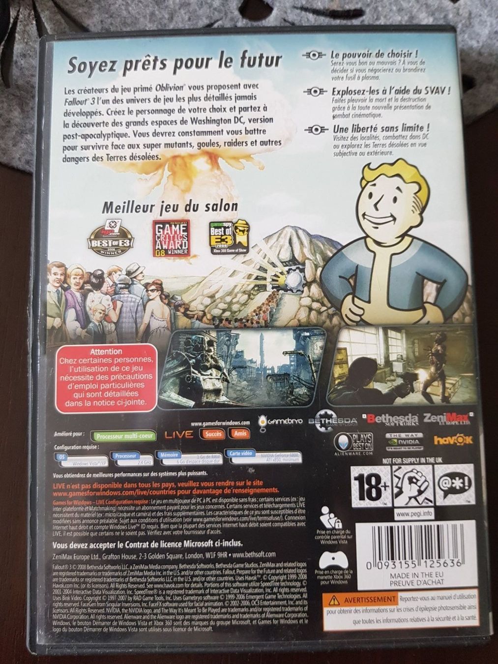 Jeux: Fallout 3 – D'occasion à Bionnens par Meg011 1