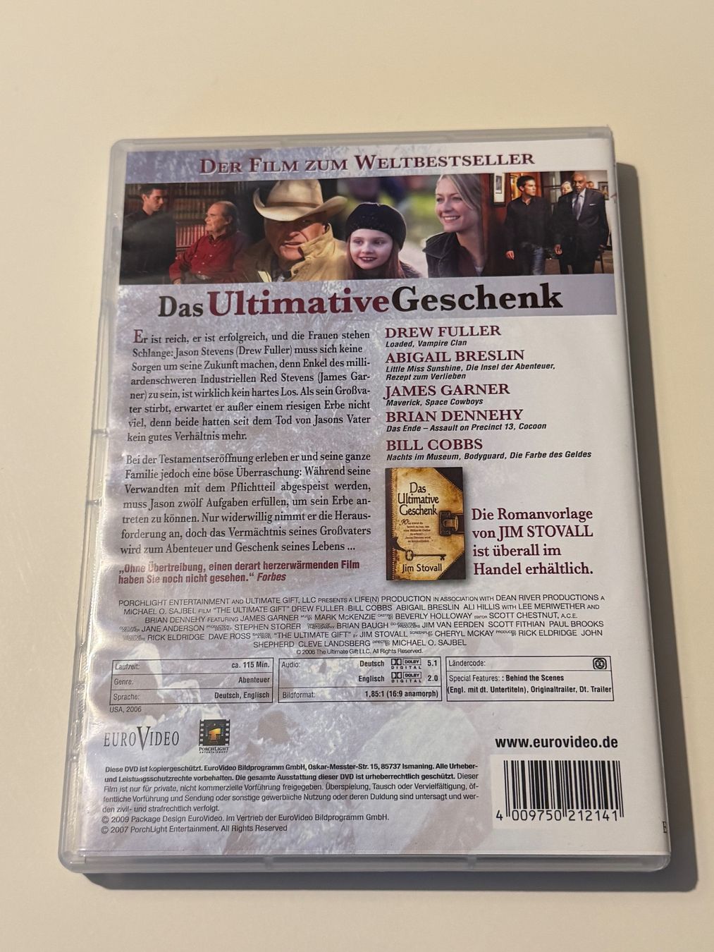 Tutti i DVDs: Das ultimative Geschenk DVD – Usato da Altstätten SG venduto da sheamus 1