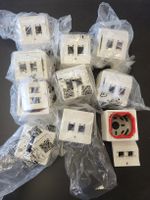 10 Er Set AP Netwerkdosen Feller für 2x RJ45