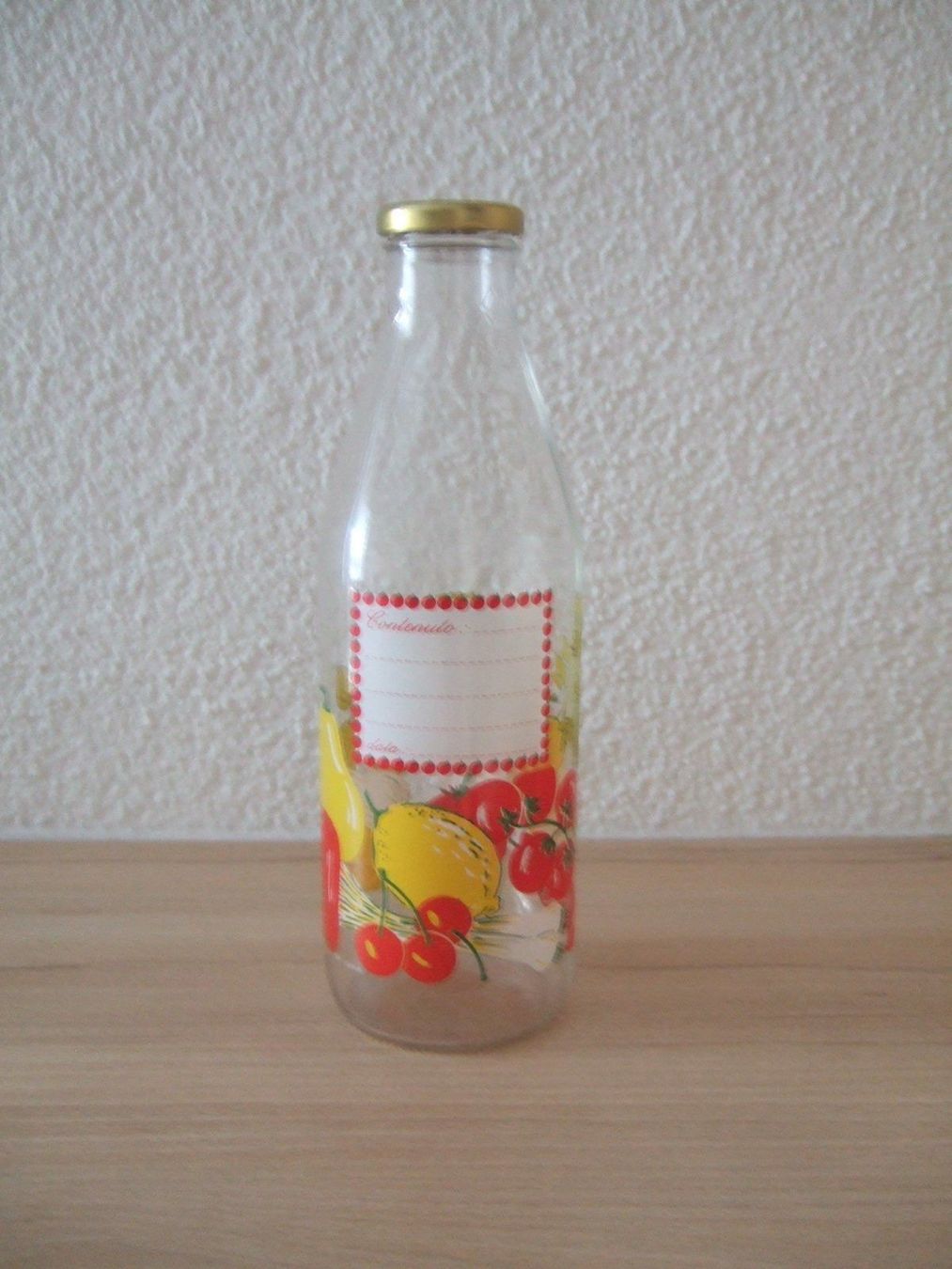 Altro in Stoviglie & Bicchieri: 1 Flasche bedruckt, 1 L – Usato da Oberentfelden venduto da Affra01