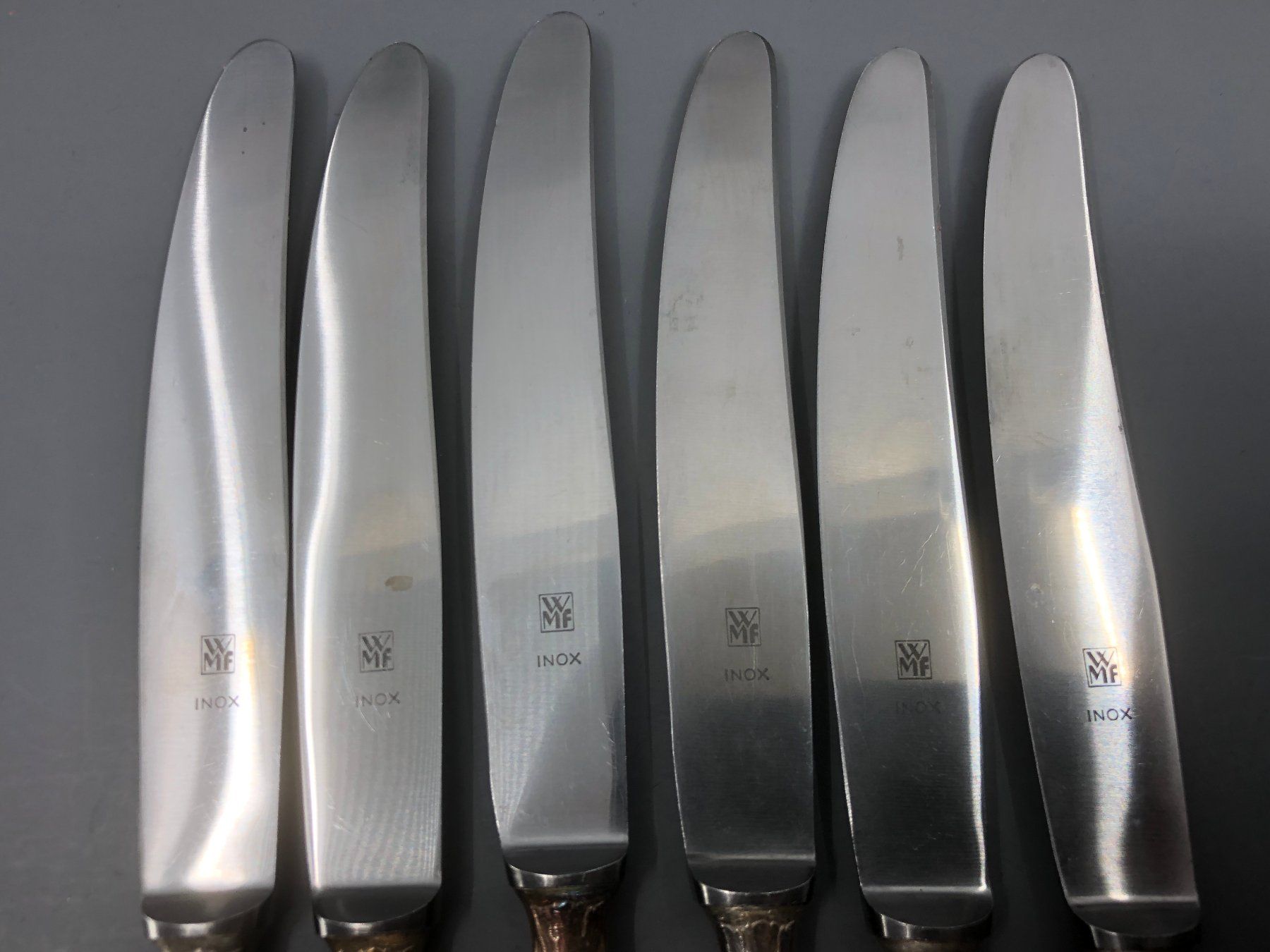 WMF Posate: 6 Tafelmesser versilbert WMF – Usato da Basel venduto da Tiabeanie 4