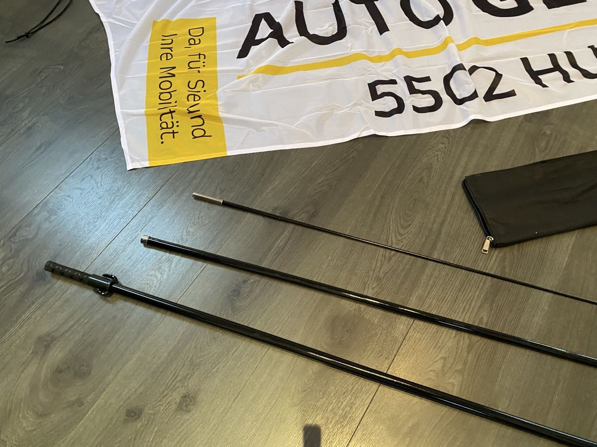 Bandiere: Neue Beachflag ca 3.20 hoch – Nuovo e nell'imballaggio originale da Hägglingen venduto da Karin0802 1