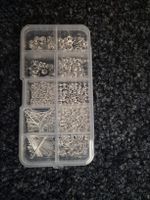 Schmuckzubehör Set silberfarben in Box neu