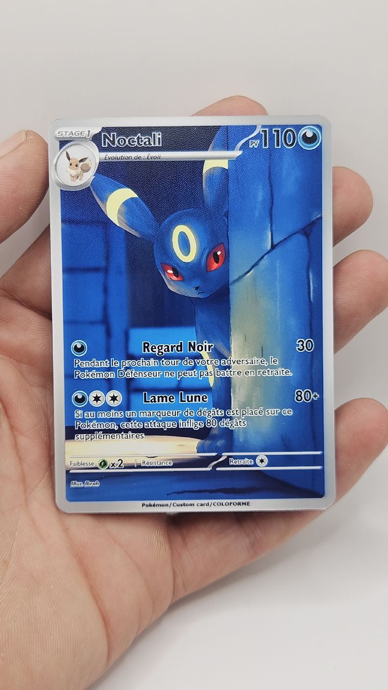 Pokémon Sammelbilder & Trading cards: Noctali Custom Card – Neu (gemäss Beschreibung) aus Yverdon-les-Bains von sen_dh25