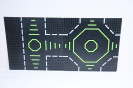 2 Stück Black Baseplate, Road