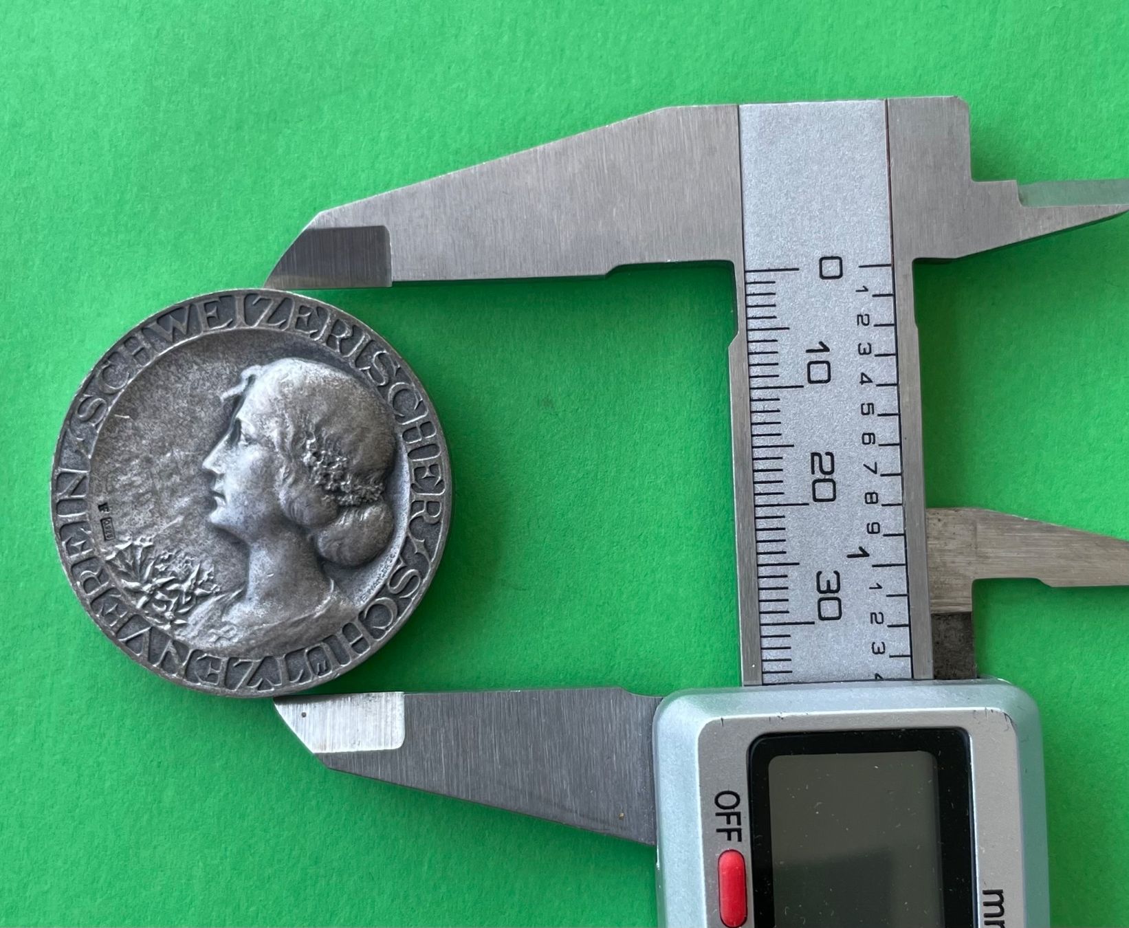 Medaglie: Schweizerische Schuetzenmedaille, Silber 925 – Usato da Bremgarten AG venduto da Schussi 4