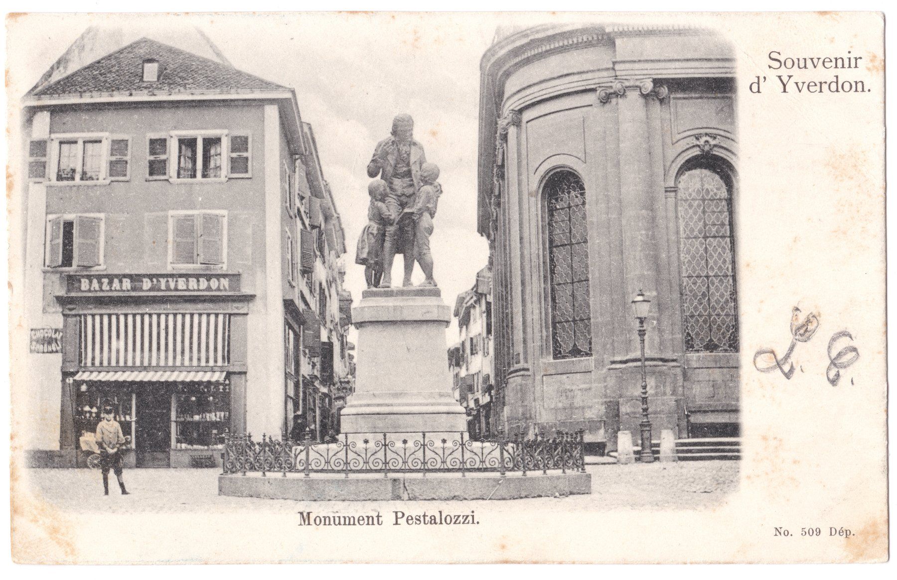 Cartoline postali: Rare: Poste Militaire II. Divison, cachet grande 1903 – Usato da Basel venduto da riobar 2
