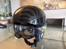 46N Damen Skihelm Grösse S schwarz inkl. Skibrille