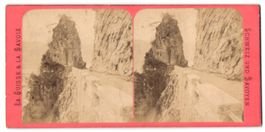 Stereo-Fotografie Flüelen, Blick auf di