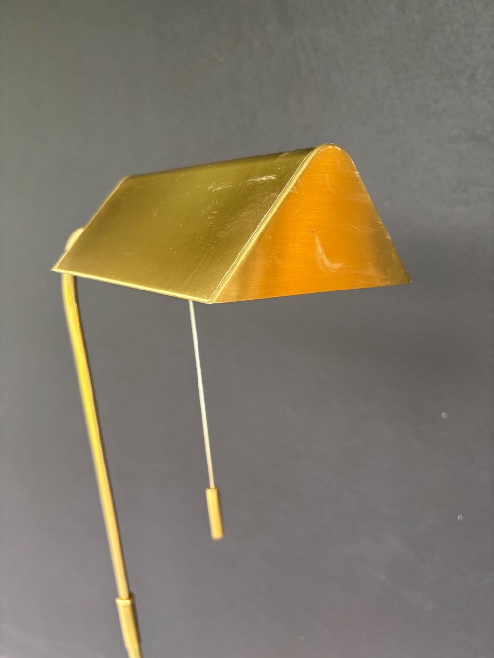Lampade: Vintage Height-Adjustable Floor Lamp Brass Frame 70s/80s – Usato da Steinhausen venduto da ChromeVintage 2
