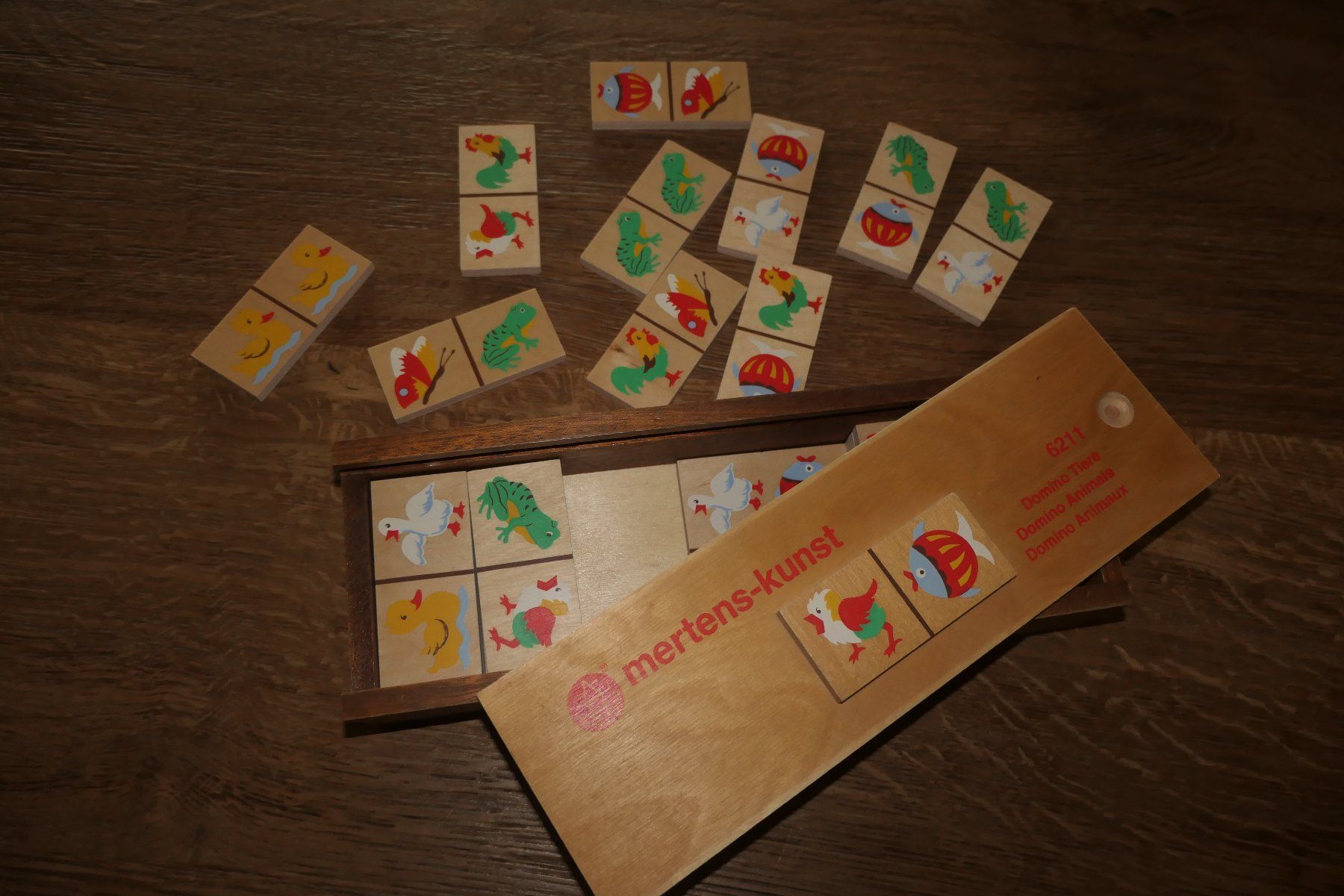 Spiele: Domino aus Holz mertens – Gebraucht aus Vordemwald von Esel04