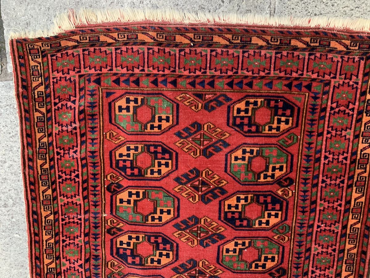 Tappeti: Roter Teppich, Turkmen – Usato da Liestal venduto da nani054 3