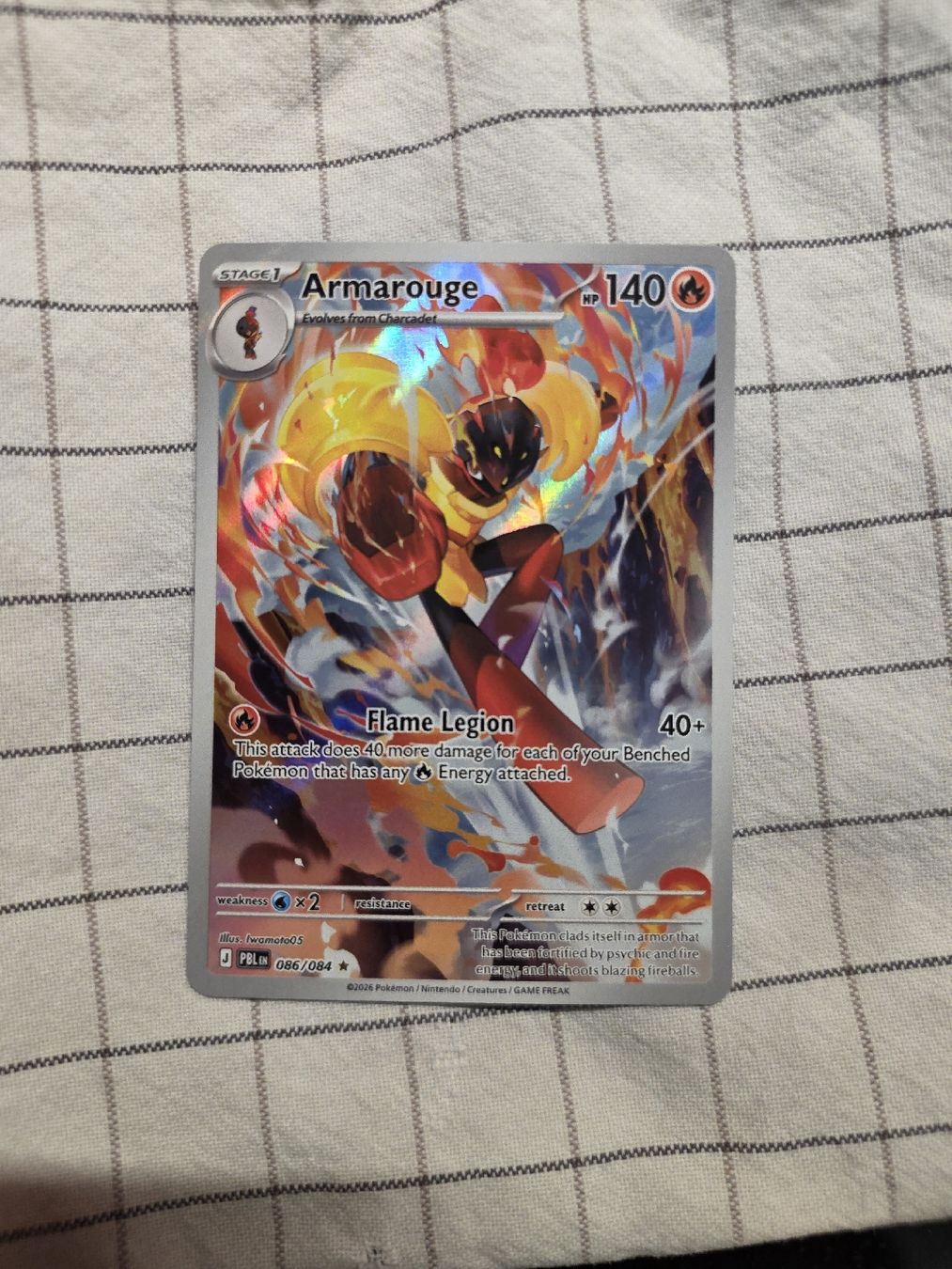 Pokémon Carte collezionabili: Armarouge 086 BLK EN NM – Nuovo (secondo la descrizione) da Winterthur venduto da Alpo589