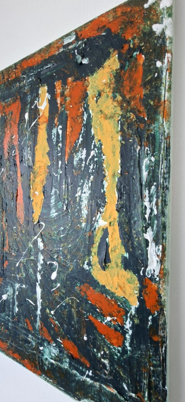 Gemälde: Abstraktes Gemälde, Kunstwerk,handmade 30×40 – Neu (gemäss Beschreibung) aus Riehen von Steinbock1970 5