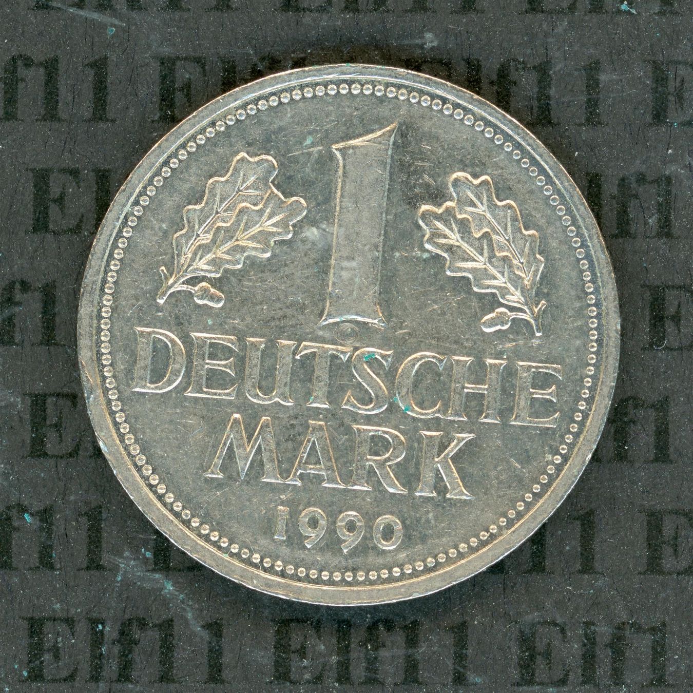 Alle Münzen: DEM___1.00 1990G -vz 1 Deutsche Mark – Gebraucht aus Widnau von Elf11
